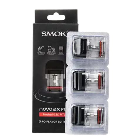 Smok Novo 2x Replacement Pods Cool Water Vapors