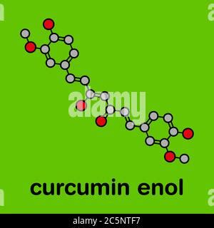 La Curcumine Curcuma Mol Cule D Pices Formule Topologique Stylis