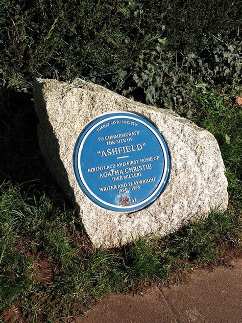 Agatha Christie Blue Plaque