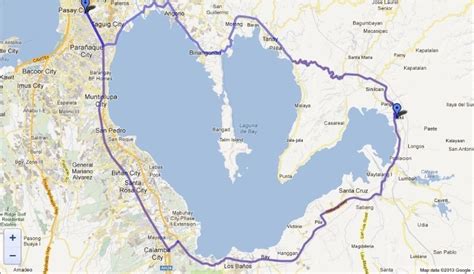 Map Of Laguna De Bay Photo