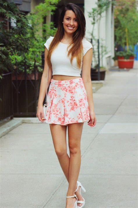 Cute Skater Skirt Outfit Ideas To Try This Season Summer Outfits