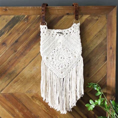 Urban Nomad Crochet Boho Bag Free Pattern Tutorial