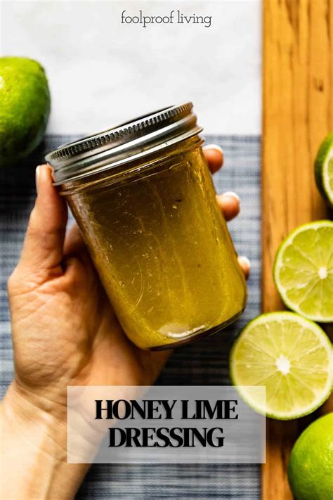 Honey Lime Dressing Recipe (Ready in 5 min!) - Foolproof Living