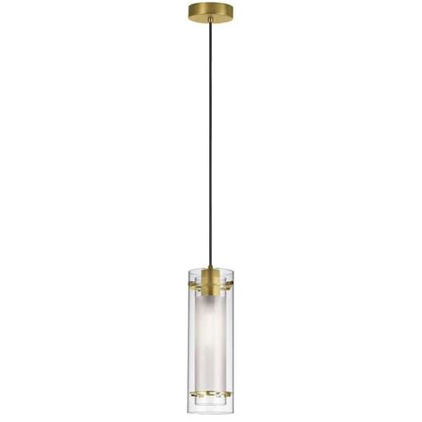 Dainolite Pasha Light Aged Brass Modern Mini Pendant Light Cf