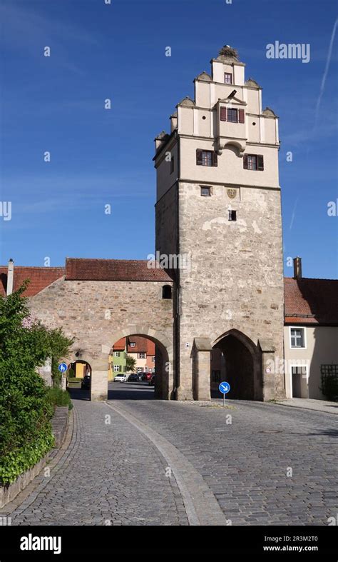 Noerdlinger Tor In Dinkelsbuehl Stock Photo Alamy