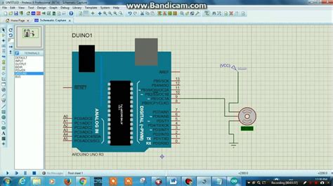 Servo Motor To Arduino Proteus Simulation Tutorial 8 YouTube