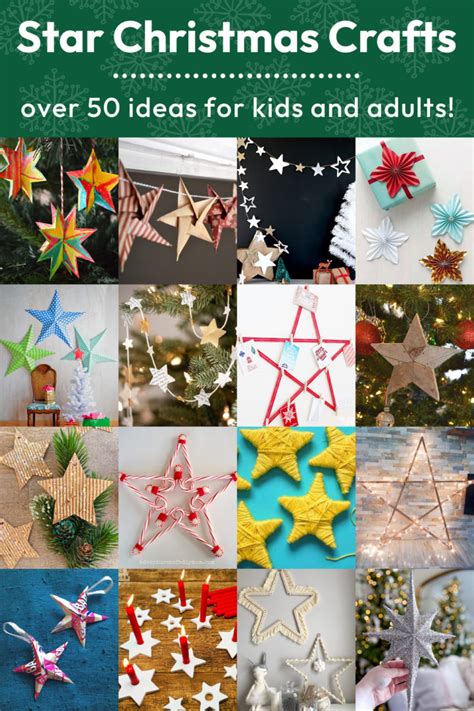 Star Christmas Crafts for Kids and Adults - DIY Candy