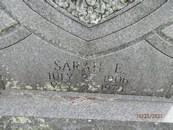 Sarah Elizabeth Brewer Burdett 1906 1975 Mémorial Find a Grave