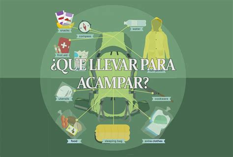 Cosas Que Debes De Llevar Para Acampar Viaje Tip