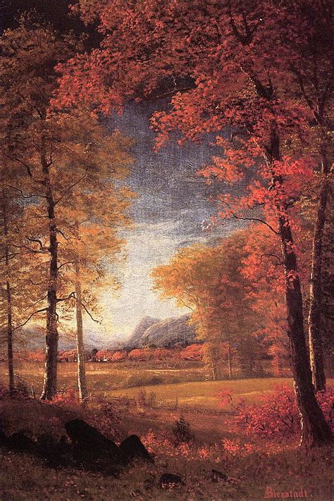 Vintage Autumn Painting by PaintingAssociates - Fine Art America