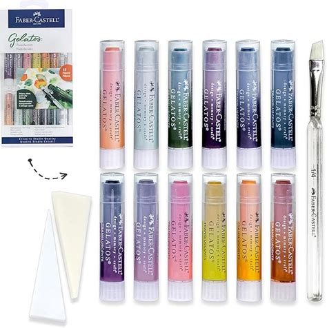 Faber Castell Gelatos Colors Set Translucents Water