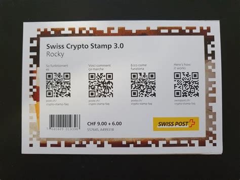 Swiss Crypto Stamp Id Rocky Kaufen Auf Ricardo