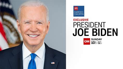 U.S. President Joseph Biden Interviewed by CNN’s Fareed Zakaria Today ...