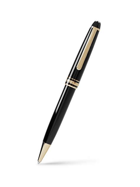 Montblanc Meisterst Ck Classique Resin And Gold Plated Ballpoint Pen