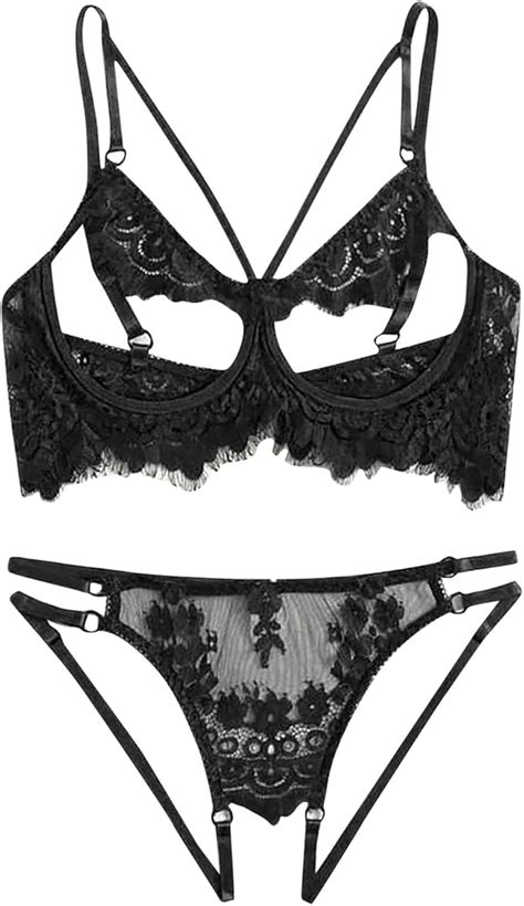 Linyouy Lace Spitze Erotik Unterwäsche Erotik Set Spitze Bh Und Slip