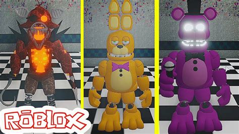 Animatronics Springfoxy E Shadows Invadiram O Roblox Fnaf Rp Freddy And