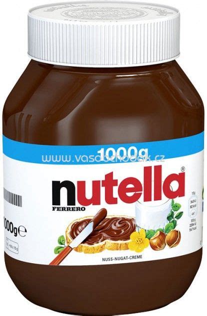 Kvalitní čokoládová pomazánka Nutella z Německa. Nabízíme různé ...