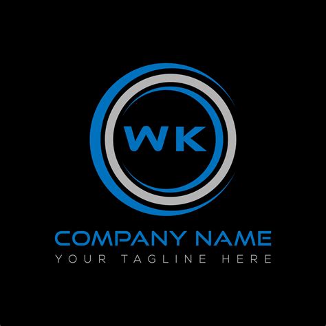 WK letter logo creative design. WK unique design. 21339520 Vector Art at Vecteezy