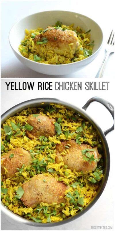 Yellow Rice Chicken Skillet - Budget Bytes