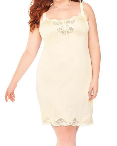 Women´s Full Slip Satin 1112 Plus Size Shop Ilusion