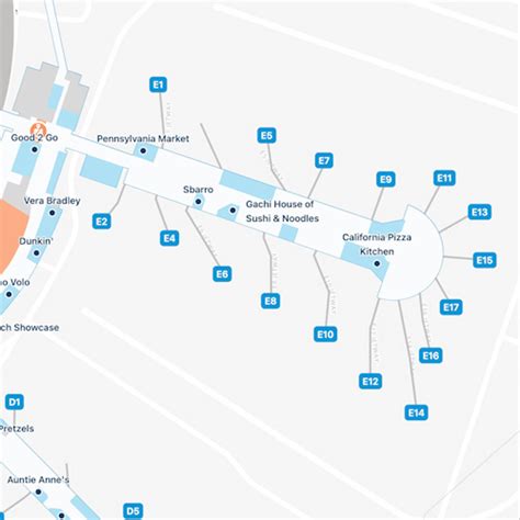 map of philadelphia airport terminals 3