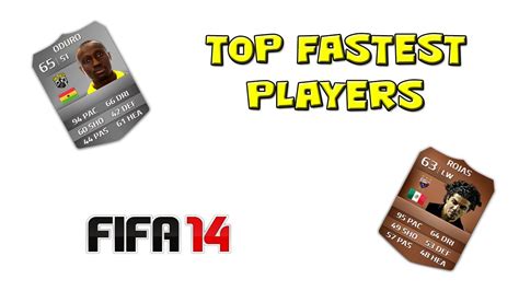 ALe Fifa 14 Ultimate Team I 10 Giocatori Più Veloci YouTube