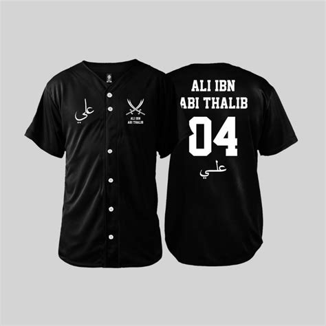 Jual Jersey Baseball Ali Bin Abi Thalib Kaos Dakwah Islami Jersey