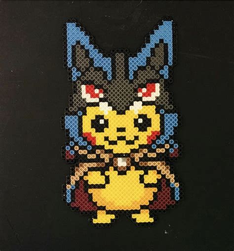 Lucario Pikachu Pixel Art Pokemon Pokemon Cross Stitch Pokemon