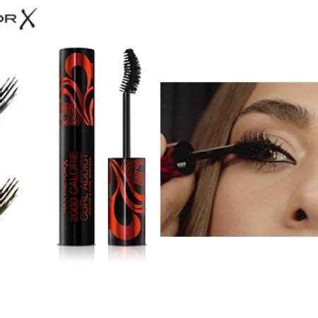 Max Factor 2000 Calorie Curl Addict Mascara Black Makhsoom