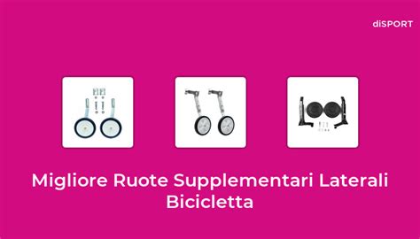 Migliore Ruote Supplementari Laterali Bicicletta Nel Basato Su