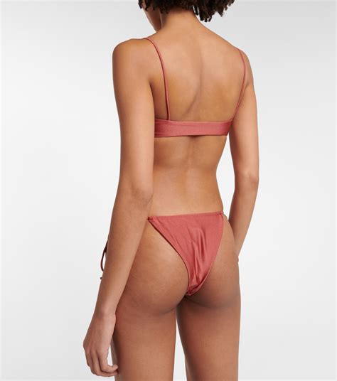 Lana Bikini Bottoms In Pink Jade Swim Mytheresa