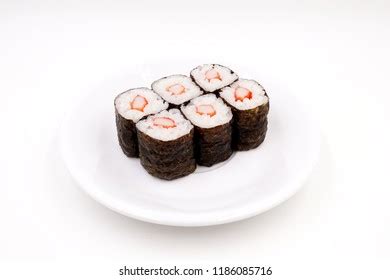 Kani Maki Crab Stick Sushi Roll Foto De Stock Shutterstock