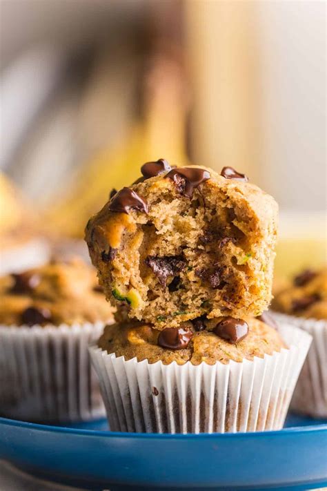 Banana Zucchini Muffins A Saucy Kitchen