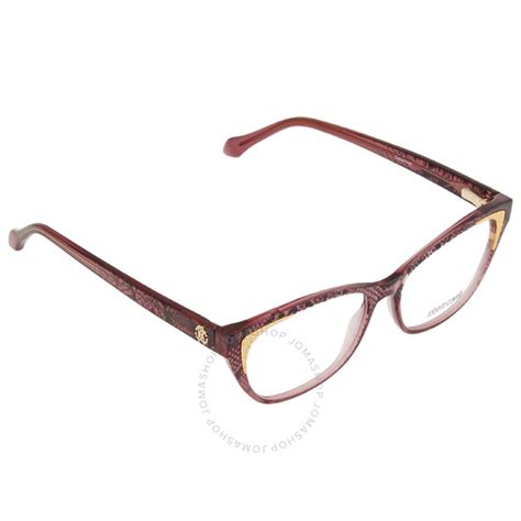 Roberto Cavalli Ladies Purple Cat Eye Eyeglass Frames Rc503308354 664689820573 Eyeglasses