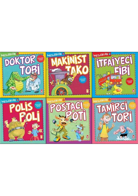 Meslekler Okul Öncesi 6 Kitap Set Fiyatları Ve Özellikleri