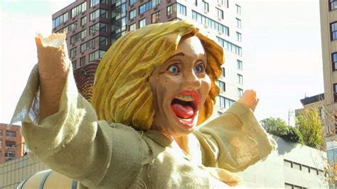 Naked Hillary Clinton Statue Re Emerges In Union Square Slightly