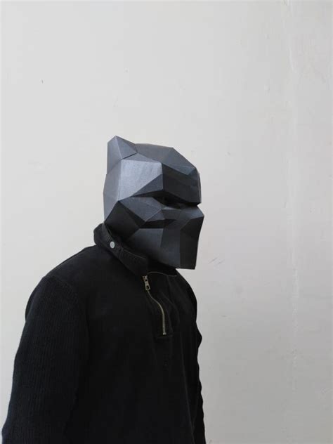 DIY BLACK PANTHER Mask - Etsy