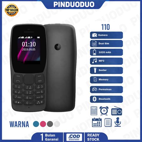 Jual Handphone 110 2019 Ponsel Garansi Dual Sim Baru Termurah Shopee