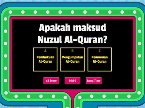 Quiz Nuzul Al Quran Gameshow Quiz