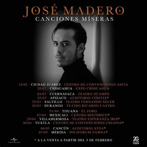 José Madero En Tijuana 2022 Tijuana Eventos Conciertos