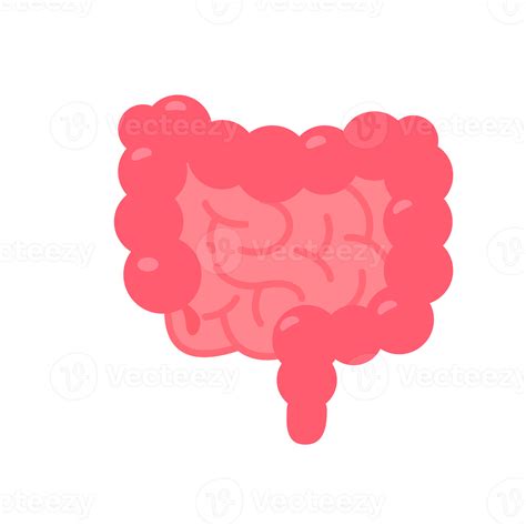 Darm-Symbol. Darm hilft bei der Ausscheidung von Körperausscheidungen