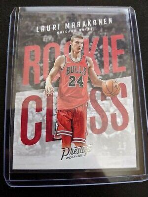 Lauri Markkanen 2017 18 PANINI Prestige Rookie Class 7 Chicago Bulls