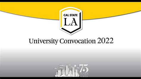 University Convocation Youtube