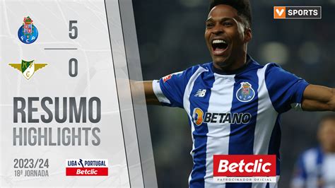 Liga Portugal Betclic J Resumo Fc Porto Moreirense Resumos