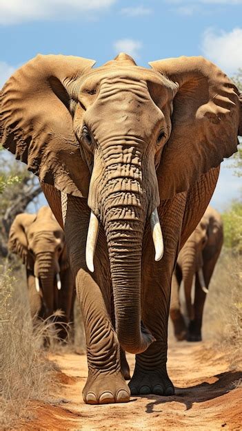 Éléphant De Brousse D afrique Photo Premium