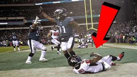 Julio Jones Dropped The Game Winning Touchdown Falcons Vs Eagles Nfl