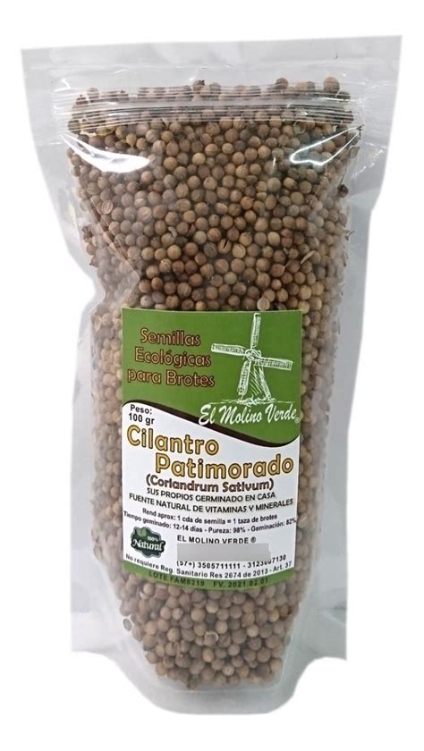 Semilla Cilantro Germinar 100gr | MercadoLibre