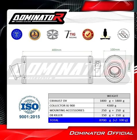 Yamaha Xj Diversion Full Exhaust System Collector