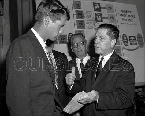 1957 Jimmy Hoffa 8x10 Photo Bobby Kennedy 2830 Our3doxies