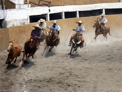 Charreada - Mexican Rodeo - the Living History Editorial Photo - Image ...